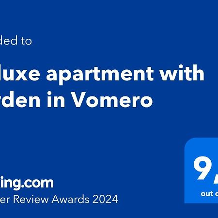 Deluxe Apartment With Garden In Vomero Napoli Exterior foto